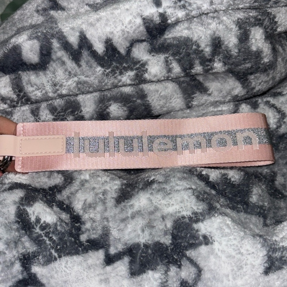 lululemon athletica Pink and Gray Key & Card Holder